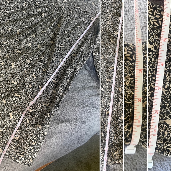 DOEN Marabella Dress Black Prancing Fawn Floral M $359 *RARE* - Picture 10 of 10